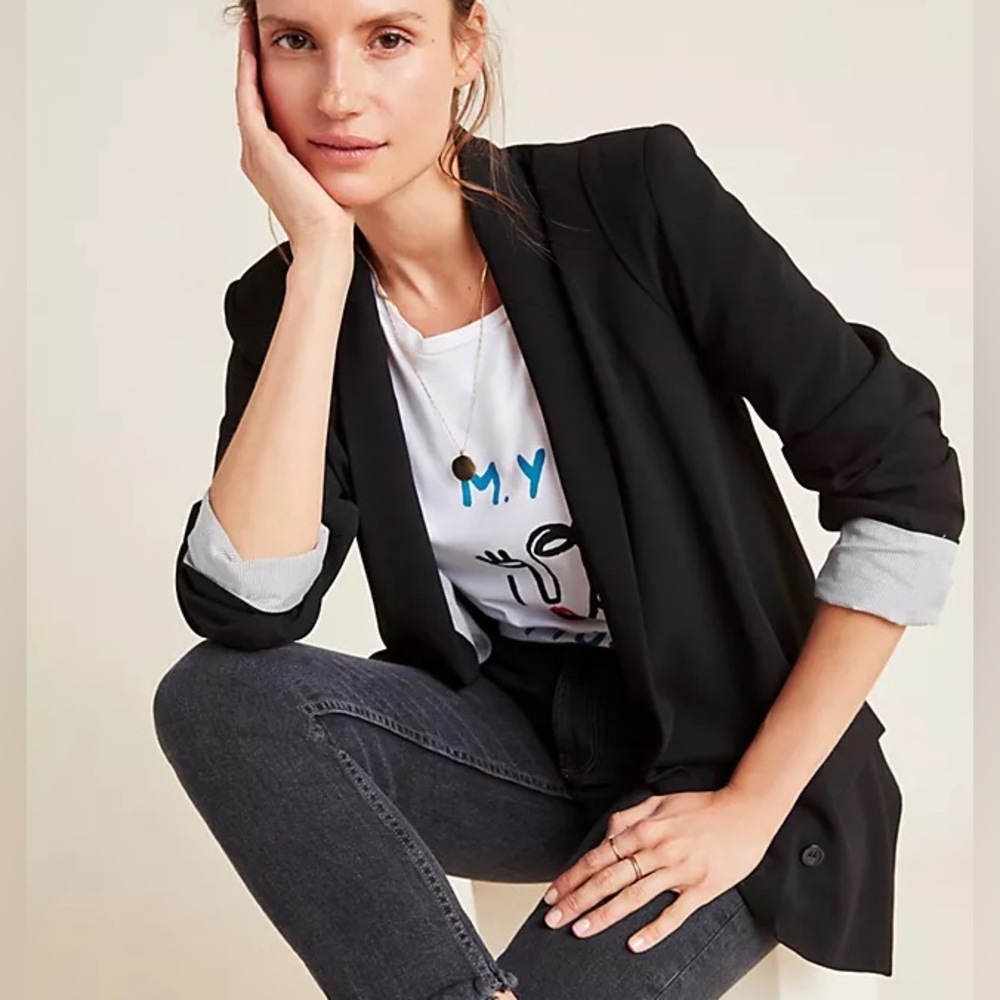 anthropologie cartonnier blazer